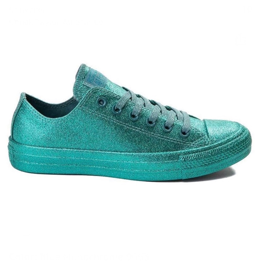 Converse Chuck Taylor All Star Lo Glitter Sneaker - Picture 2 of 12
